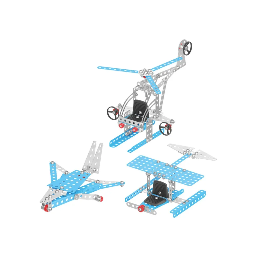 Constructor din metal „Transport aerian”, 191 piese ,Technok (1042)