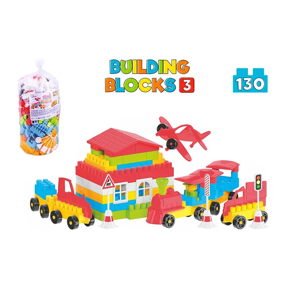 Set constructor Nr. 3 , 130 piese ,Technok (0519)