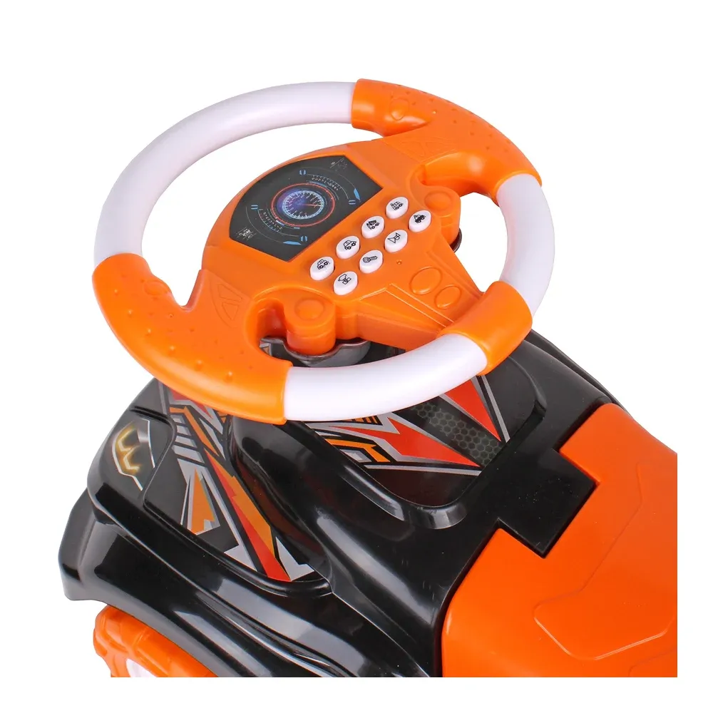 Tolocar cu spătar și volan, model sport ,Technok (6672)