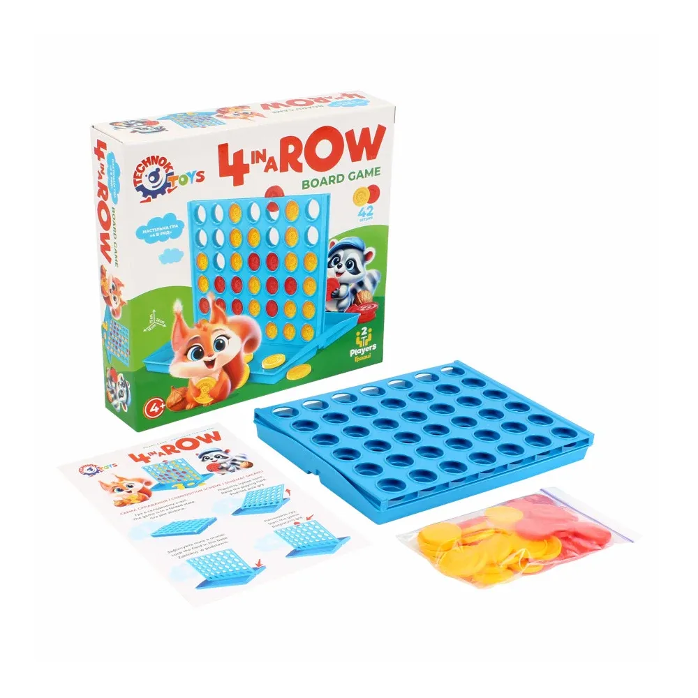 Настольная игра «4 в ряд», Технок (9734)