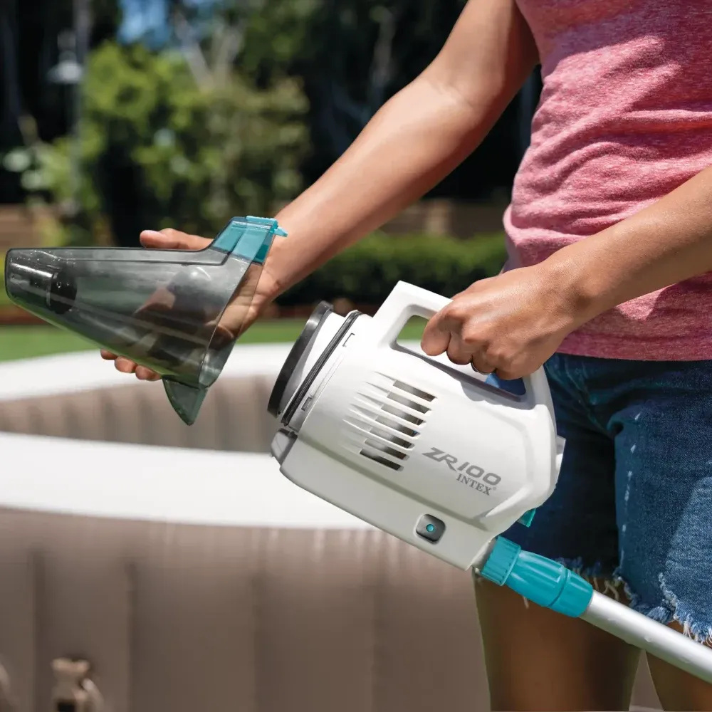 Aspirator fără fir pentru piscină ZR100, vacuum cleaner cu baterie Ni-MH 4 V, Intex (28626)
