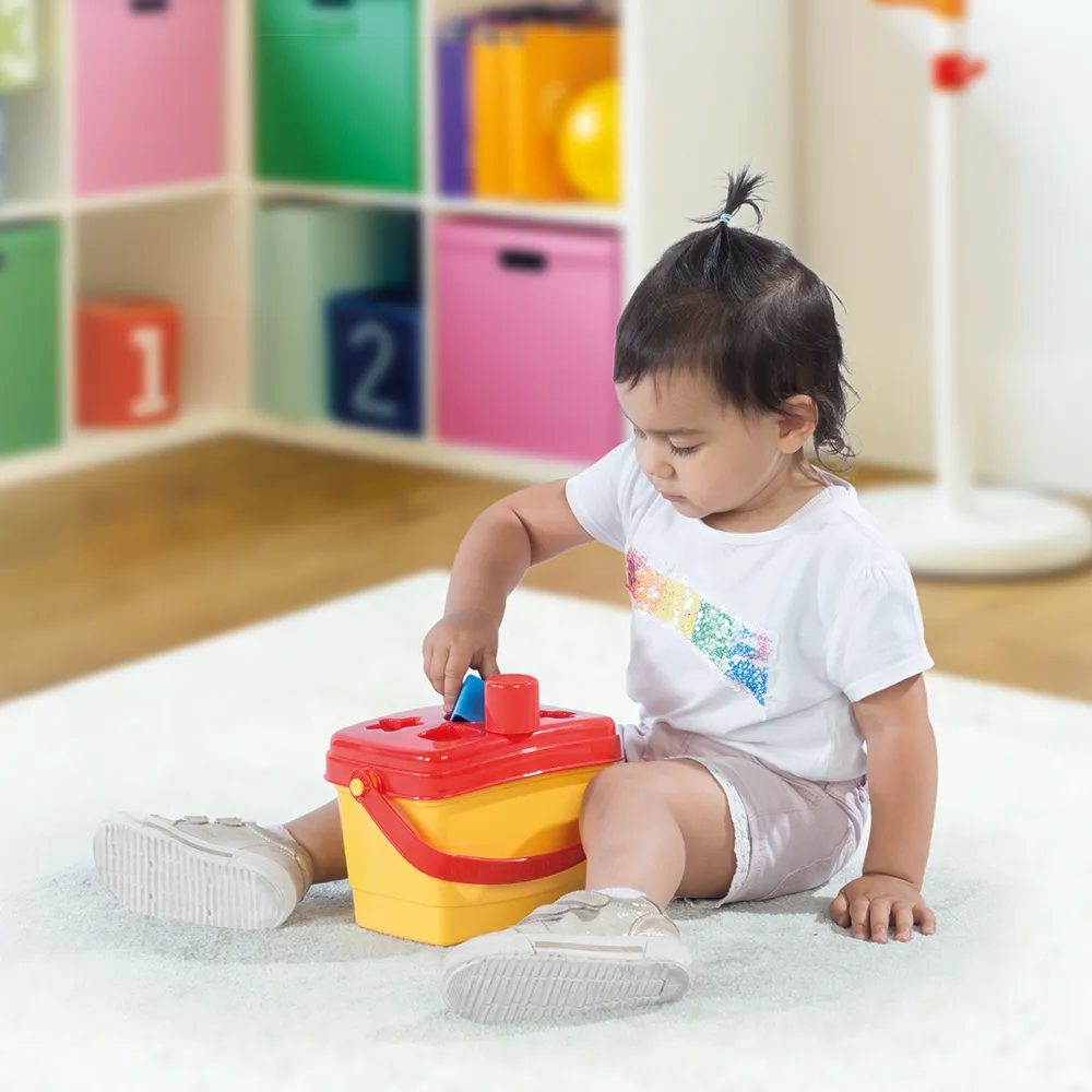 Jucărie educativă Găletușa cu sorter de forme, Dolu (5098)