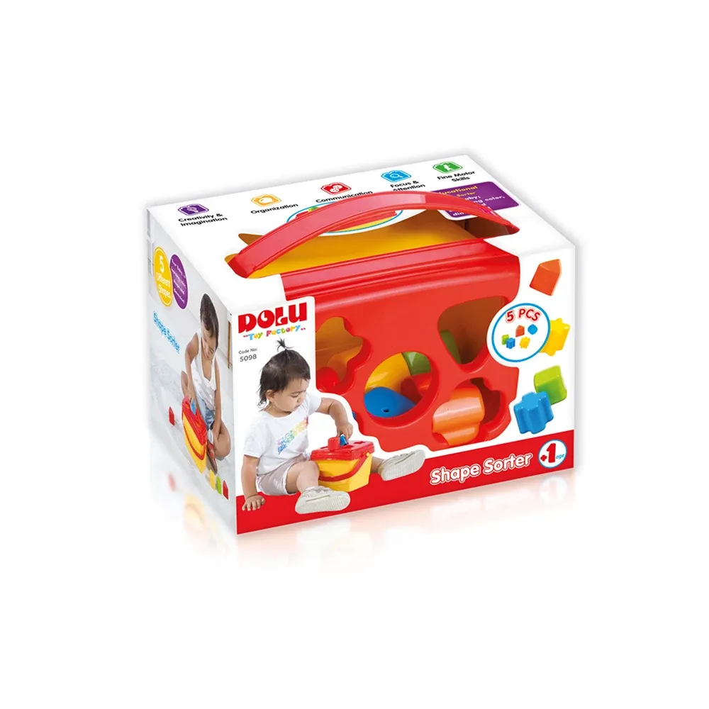 Jucărie educativă Găletușa cu sorter de forme, Dolu (5098)