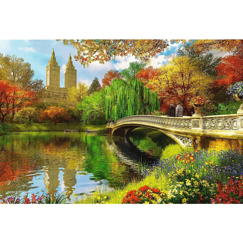 Central Park, Manhattan, New York, 500+1 elemente din lemn (20216)