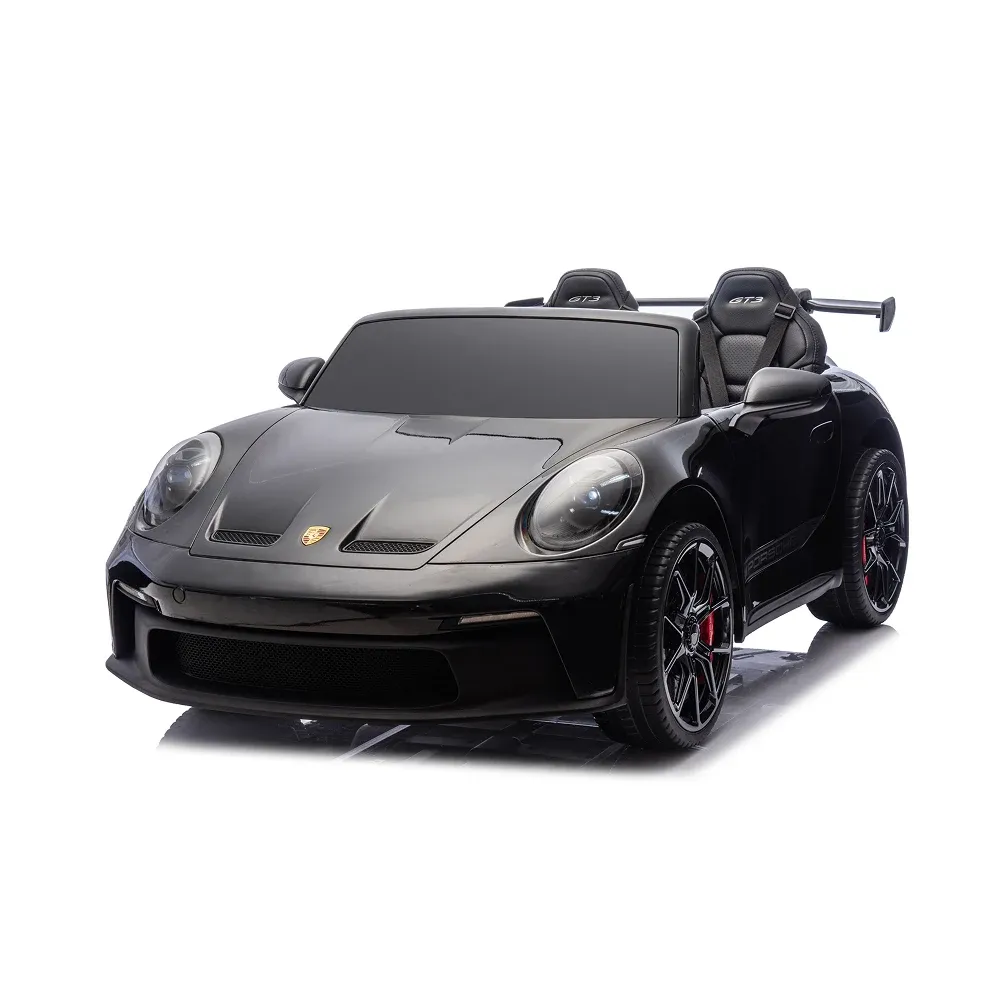 Mașină electrică Porsche 911 negru vopsit (P911/3 negru)