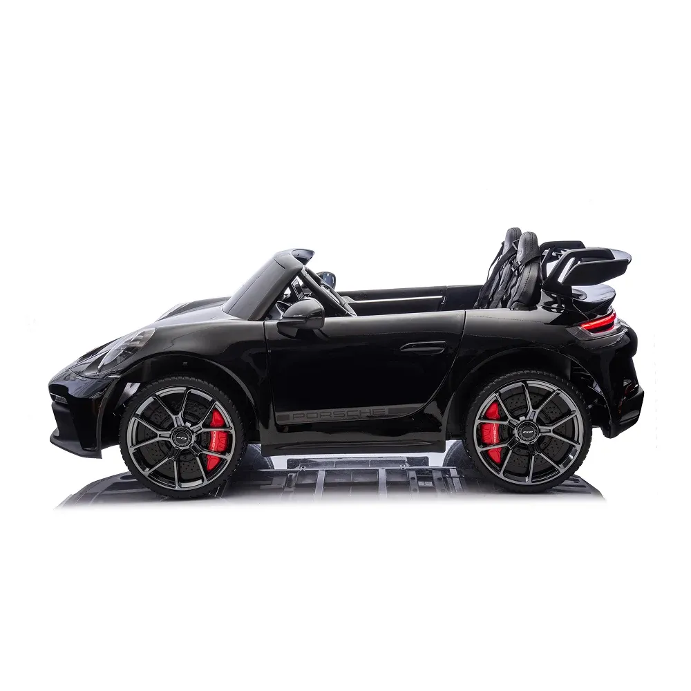Mașină electrică Porsche 911 negru vopsit (P911/3 negru)
