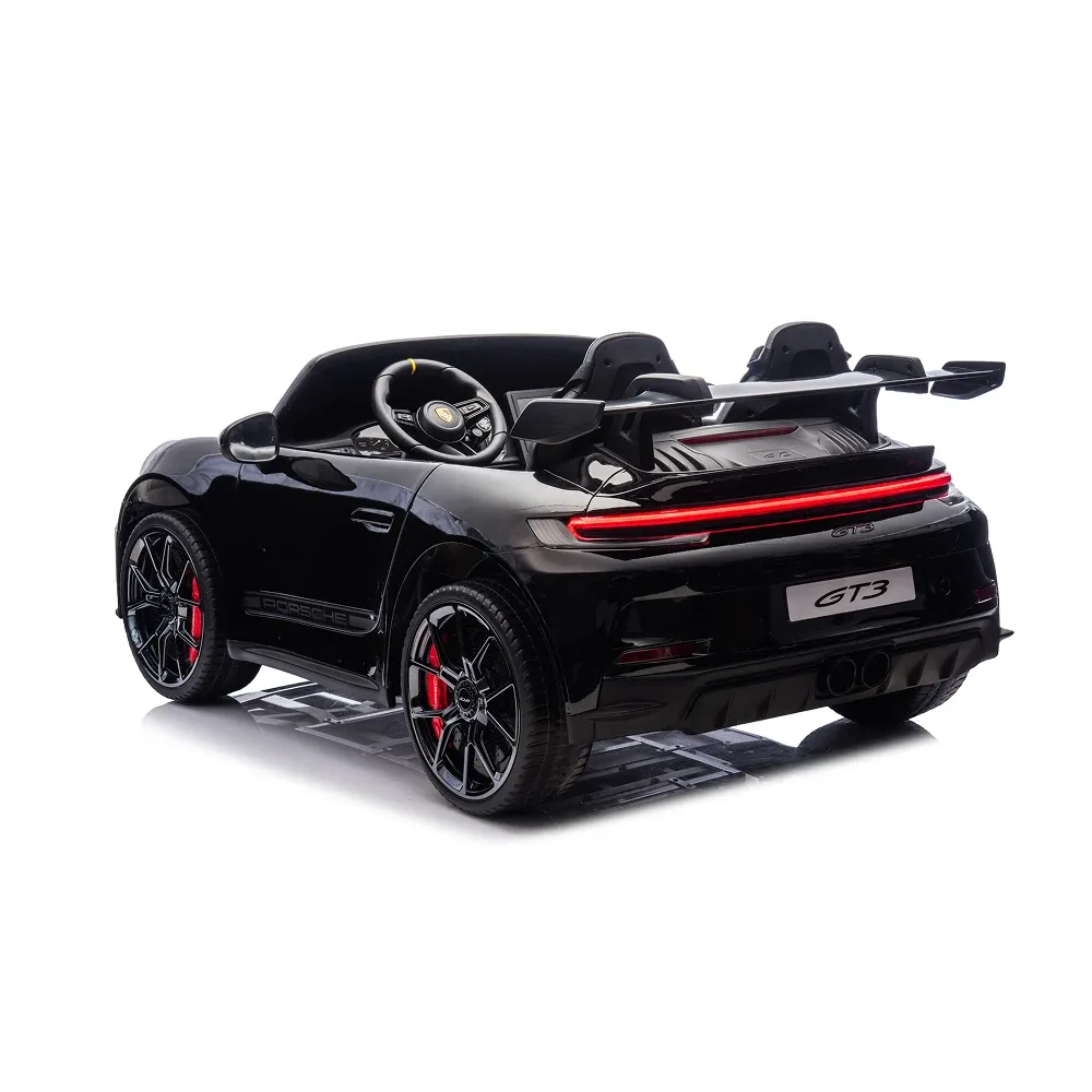 Mașină electrică Porsche 911 negru vopsit (P911/3 negru)