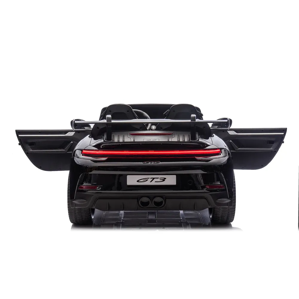 Mașină electrică Porsche 911 negru vopsit (P911/3 negru)