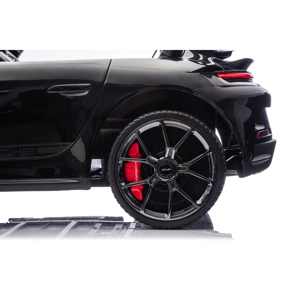 Mașină electrică Porsche 911 negru vopsit (P911/3 negru)