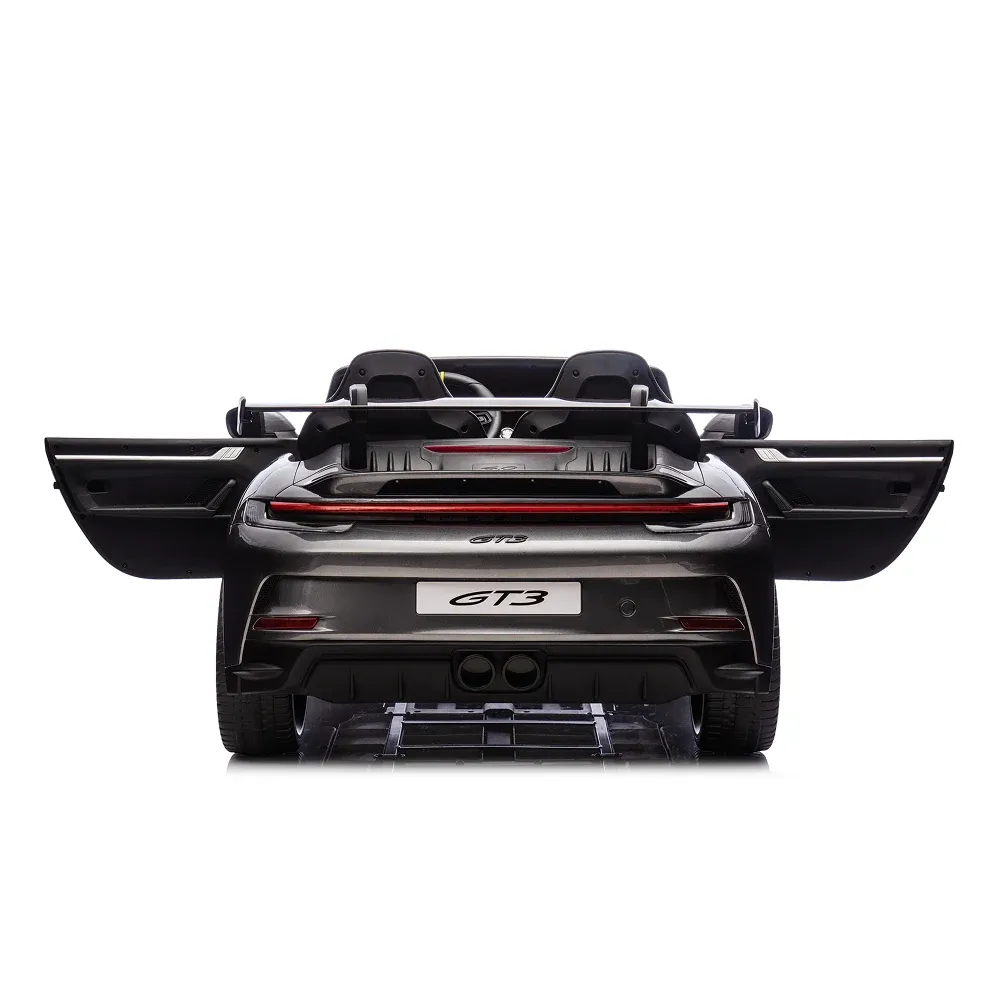 Mașină electrică Porsche 911 gri vopsit (P911/1 gri)