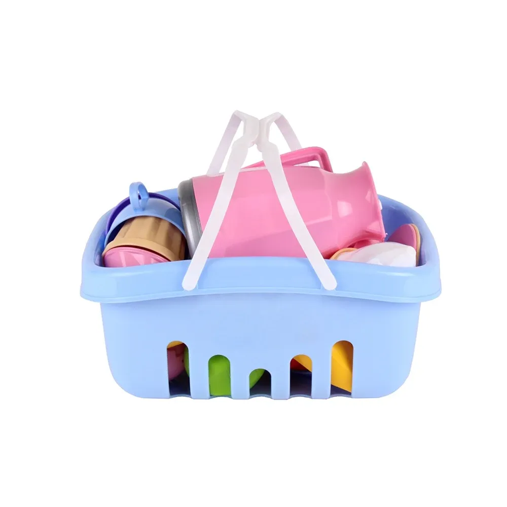 Set de veselă pentru copii cu coș de picnic ,Technok (7242)