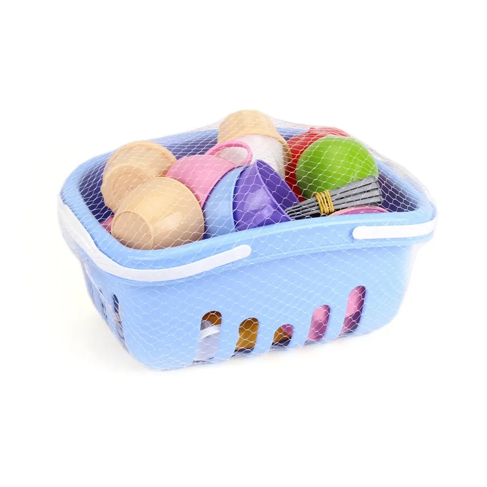 Set de veselă pentru copii cu coș de picnic ,Technok (7242)