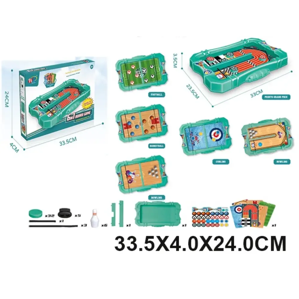 Настольная игра 6 в 1 (82786)