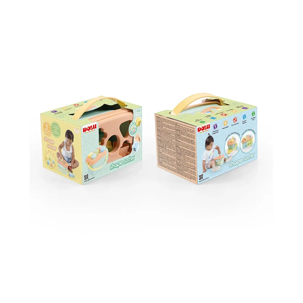 Jucărie educațională – găleată cu sorter de forme, Dolu (5198)