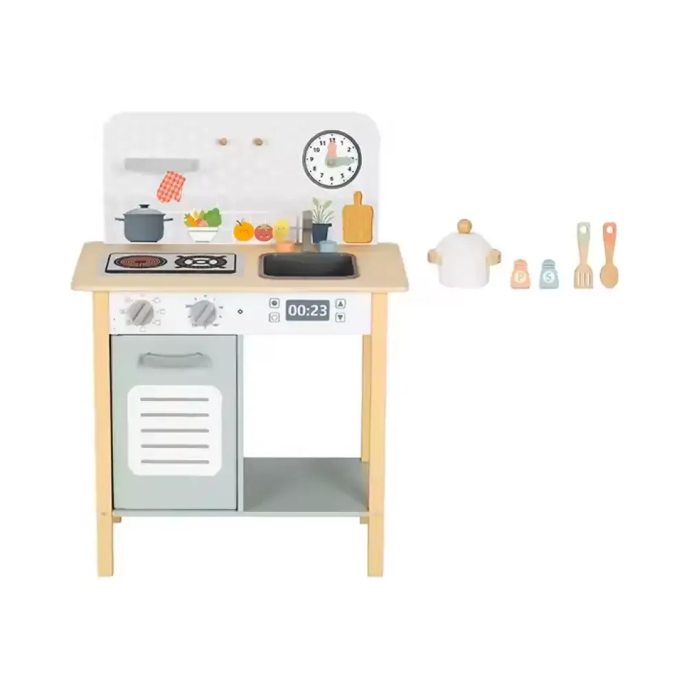 Set de bucătărie din lemn cu aragaz HP036 (51605)
