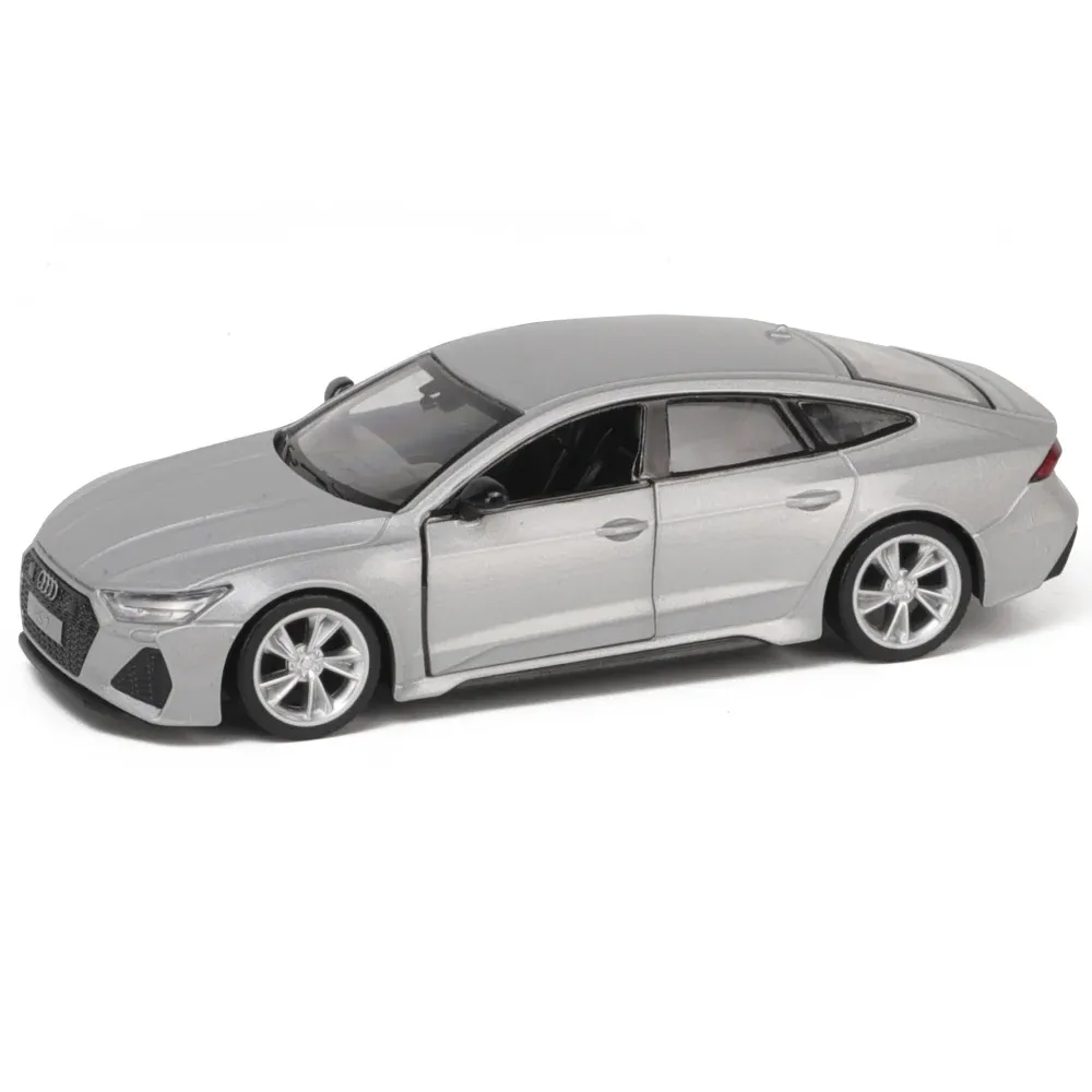 Литой автомобиль Audi RS 7 Sportback, масштаб 1:35, серый, MSZ (26539)