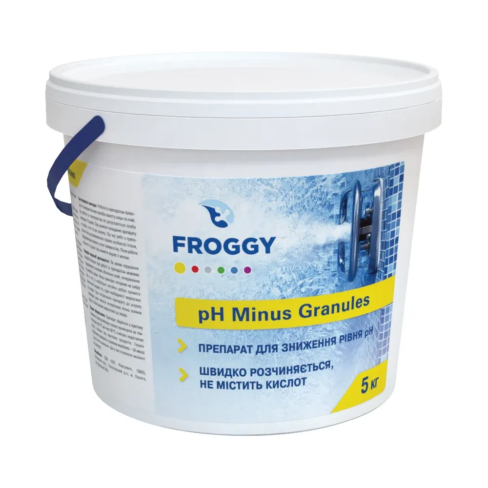 Гранулы pH-Минус для бассейна, 5 кг, Froggy (pH-Минус)