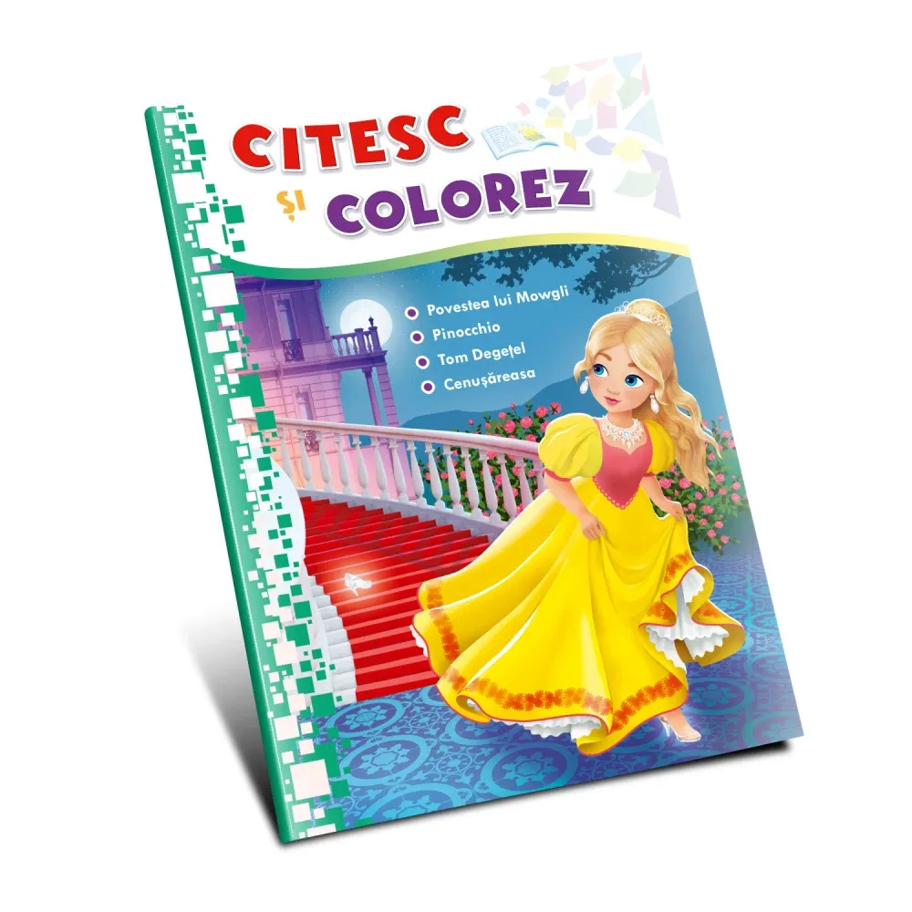 Citesc si colorez. Cenusareasa (nou) (00125)