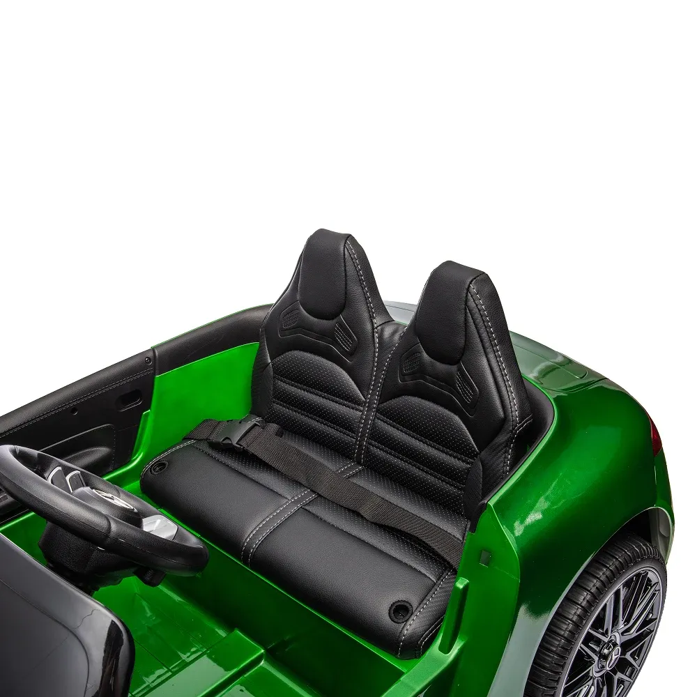Mașină electrică Mercedes-Benz SL63 verde vopsit (69939)