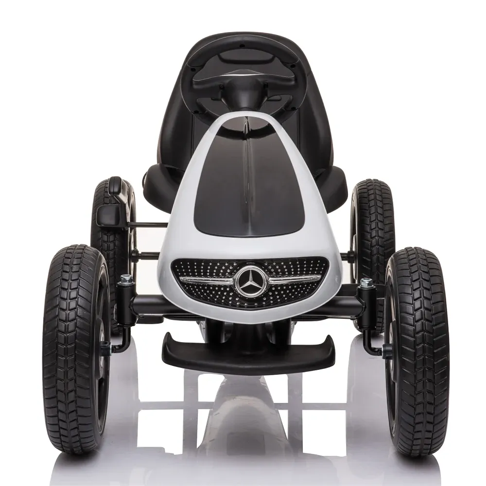 Картинг с педалями детский Mercedes Benz (MX610/4 белый)