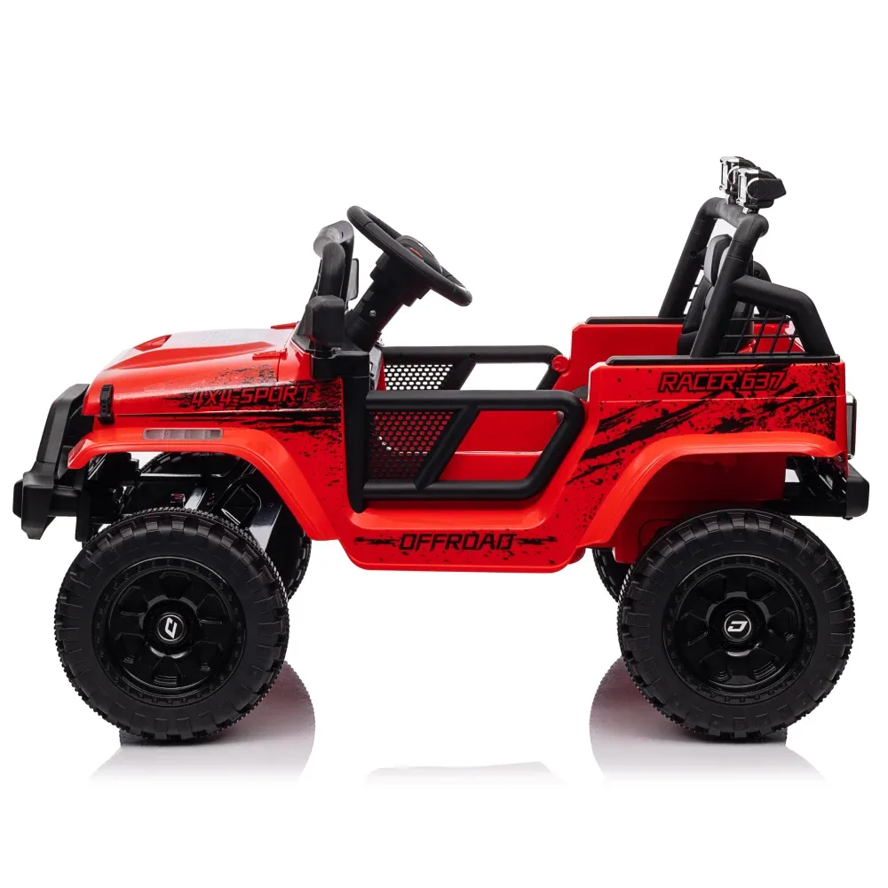 Mașină electrică pentru copii off-road (MX637 / 2 rosie)