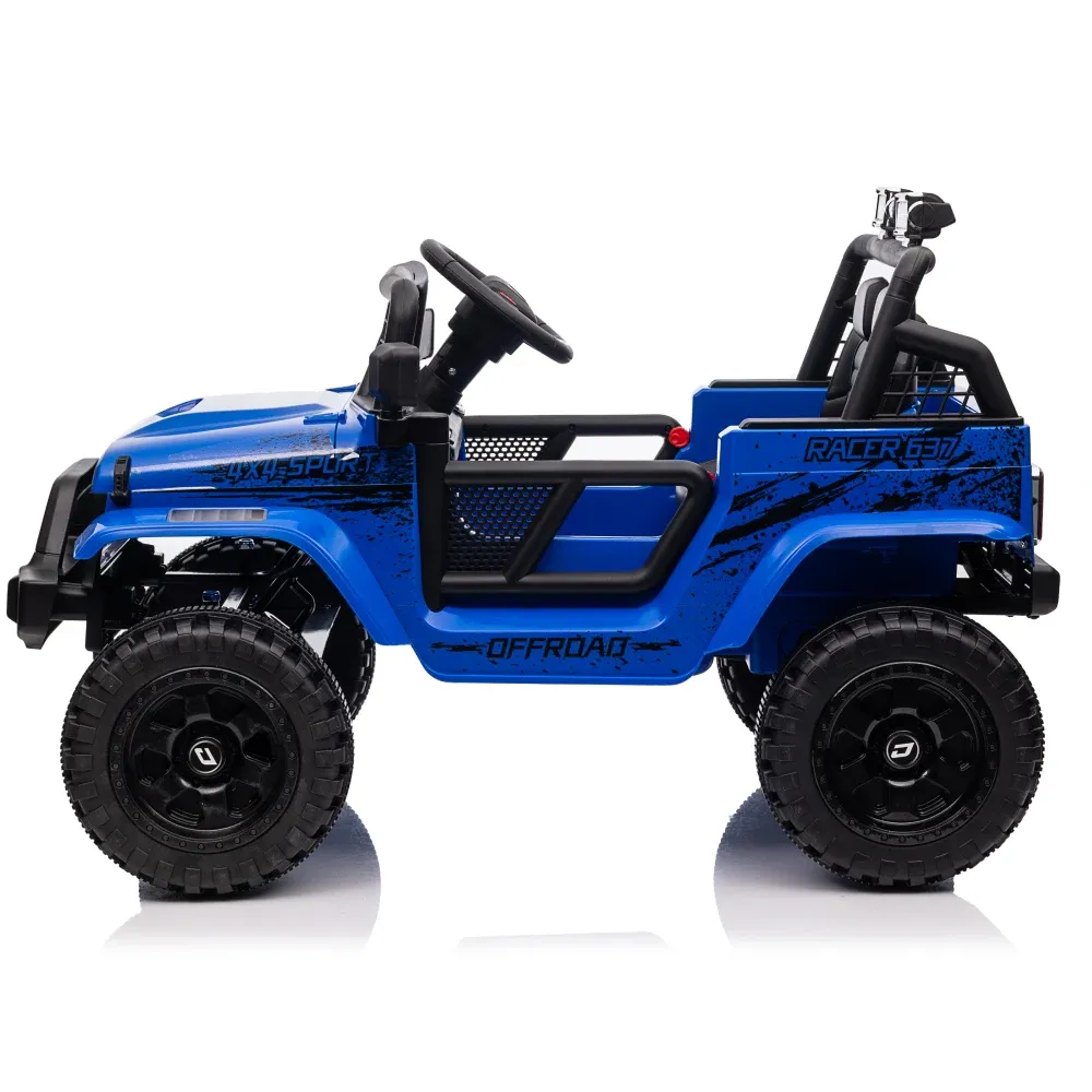 Mașină electrică pentru copii off-road (MX637 / 3 albastra)