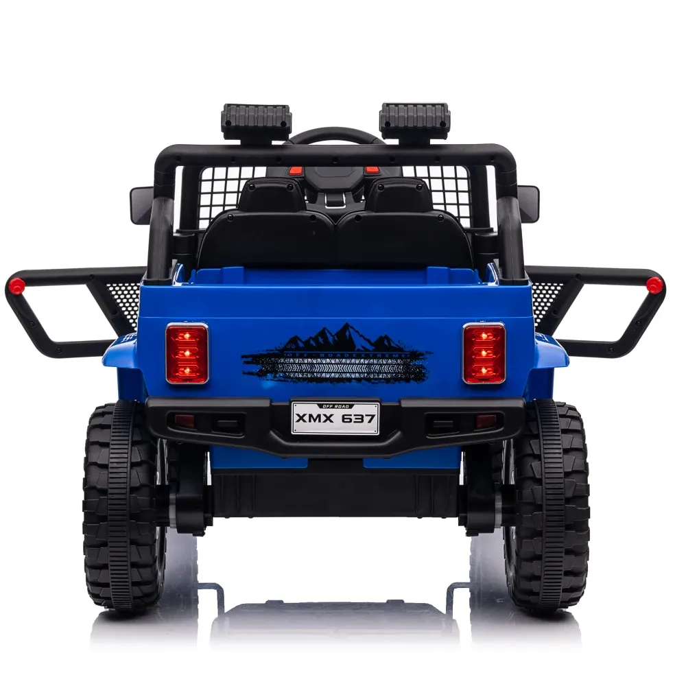 Mașină electrică pentru copii off-road (MX637 / 3 albastra)