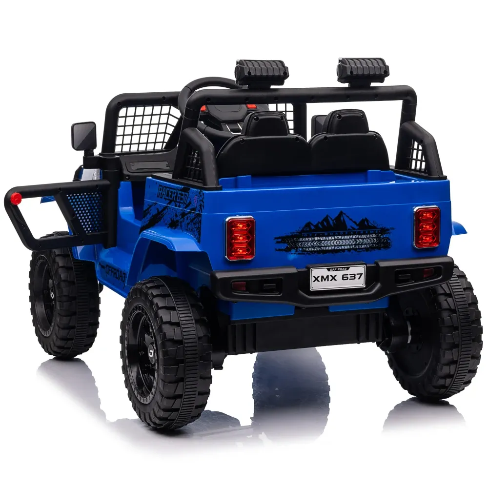Mașină electrică pentru copii off-road (MX637 / 3 albastra)