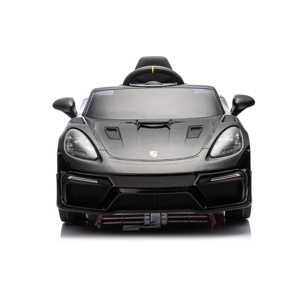 Mașină electrică Porsche 718 Spyder (P718 /2 neagra)