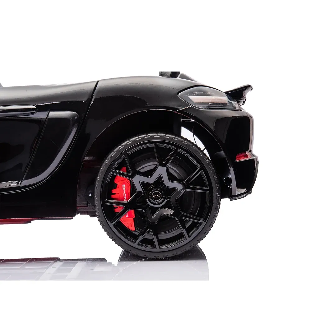 Mașină electrică Porsche 718 Spyder (P718 /2 neagra)