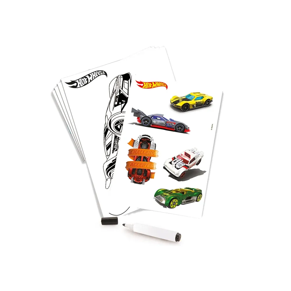 Детская доска для рисования с подставкой Hot Wheels, Dolu (2311)