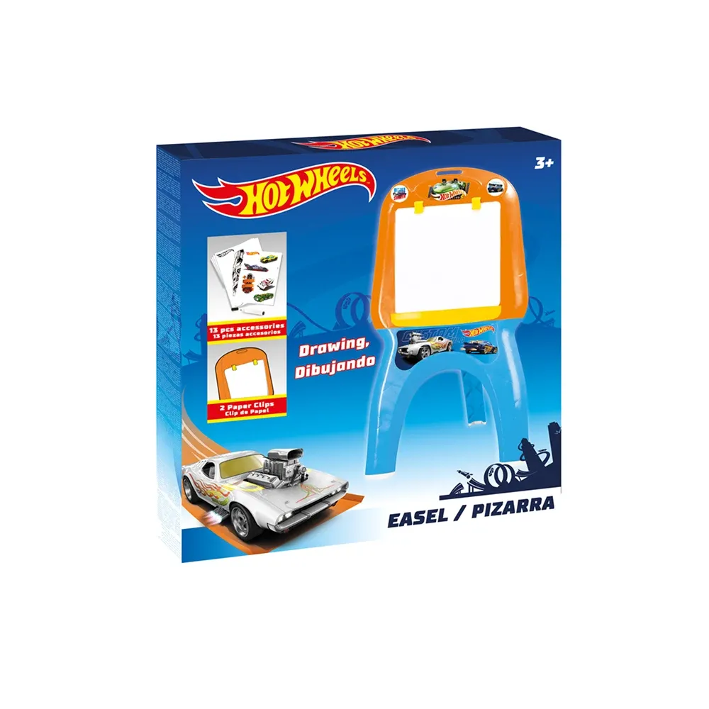 Детская доска для рисования с подставкой Hot Wheels, Dolu (2311)