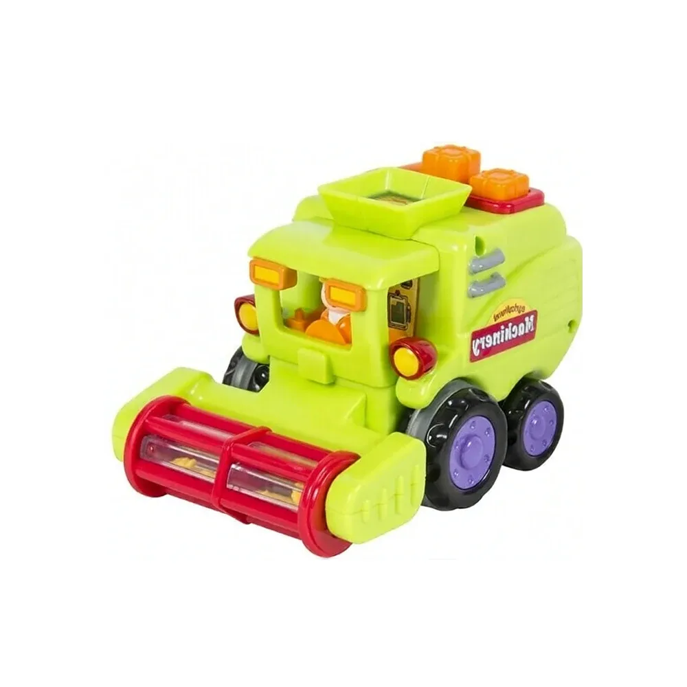 Set mașinuțe cu inerție – utilaje de construcții, Hola 386ABC (38661)