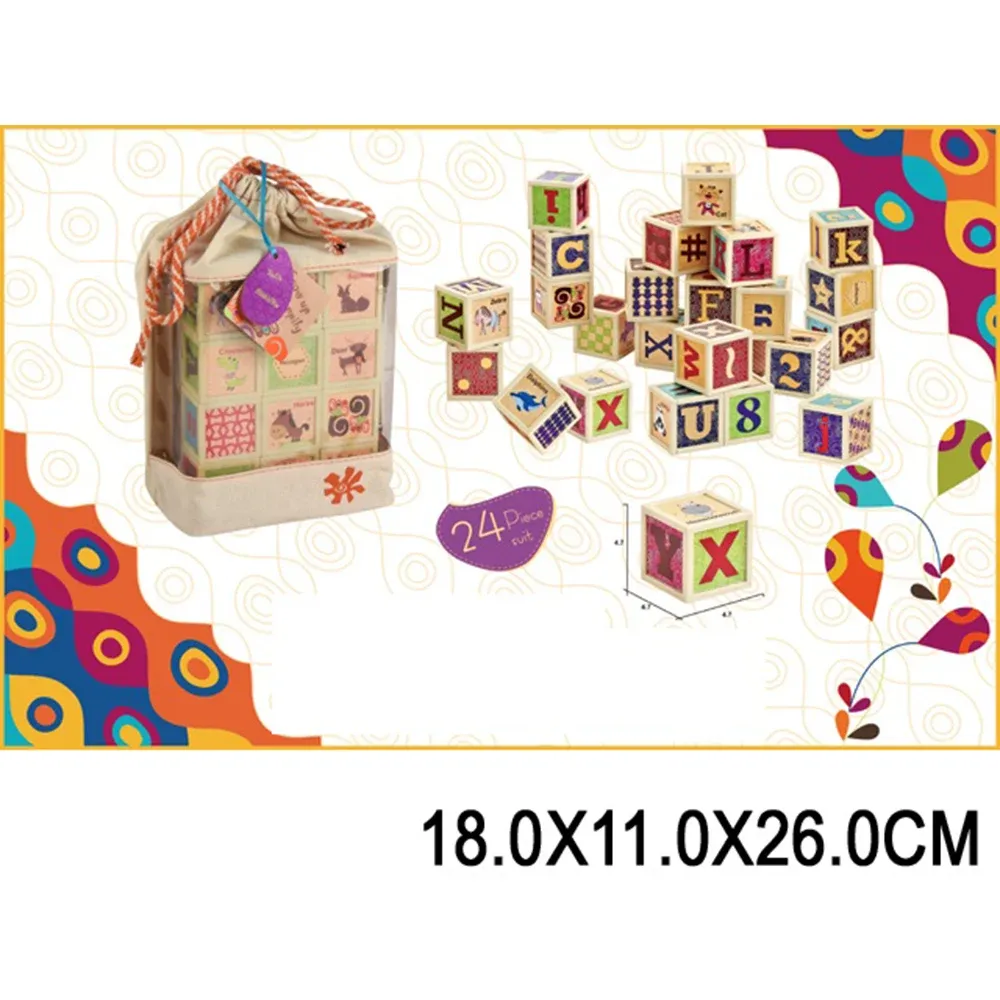Cuburi din plastic cu litere (30062)