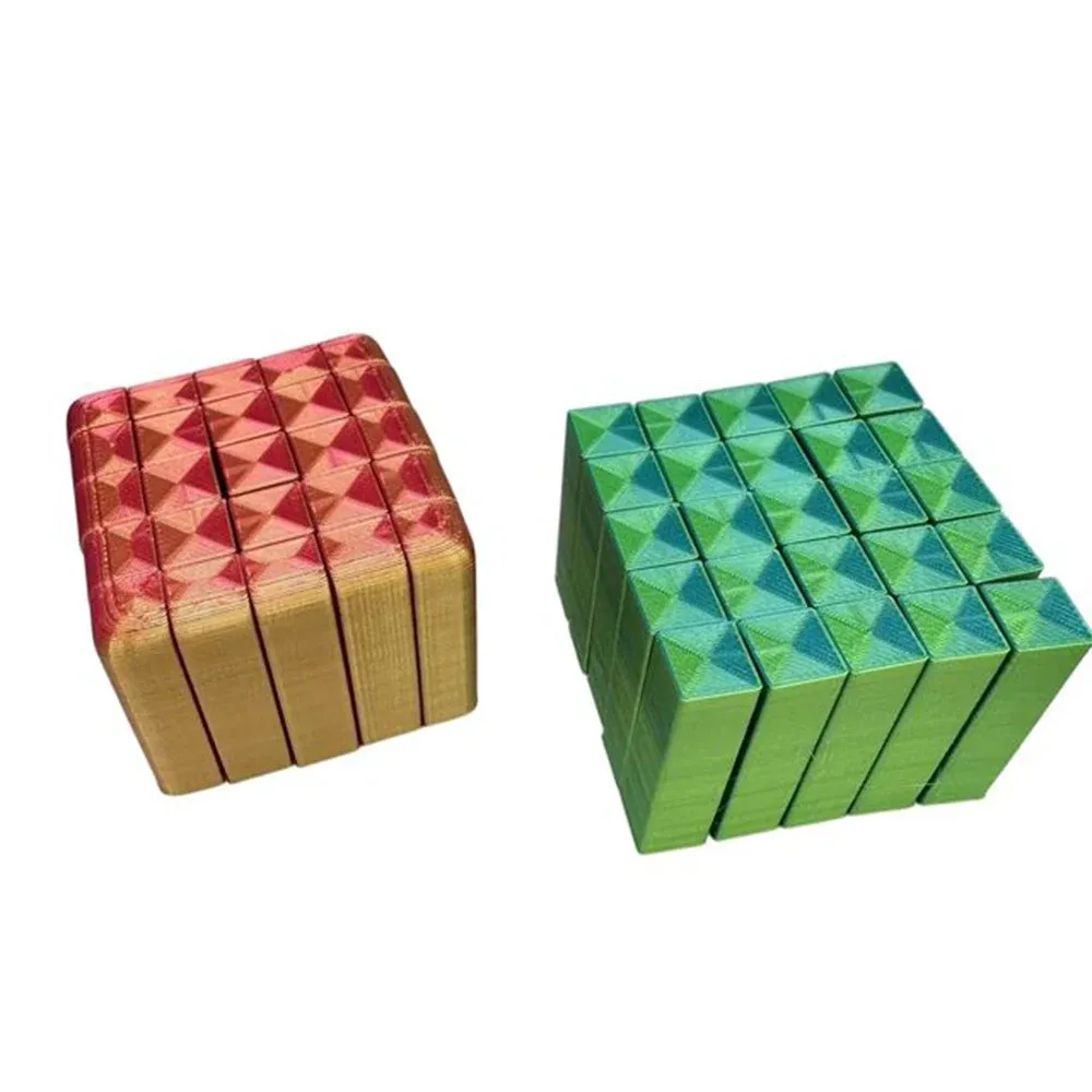 Anti-stres cub 3D print 5.5×5.5×4.2 cm – fidget relaxare (21520)
