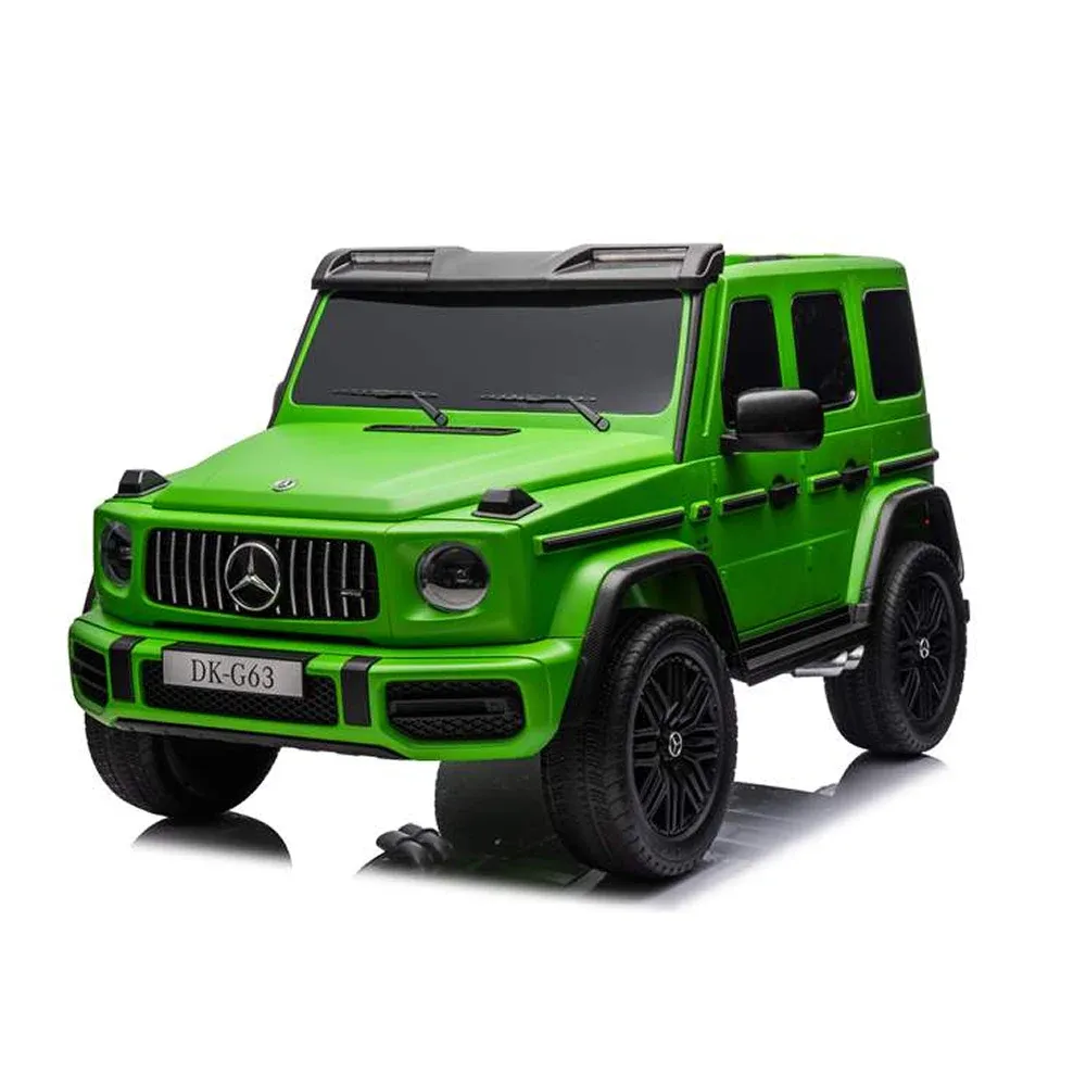 Mașină electrică Mercedes-Benz G63 verde vopsit (69885)
