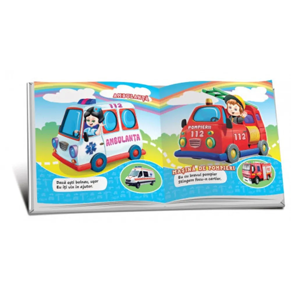 Carti mici pentru pici. Mijloace de transport (45590)