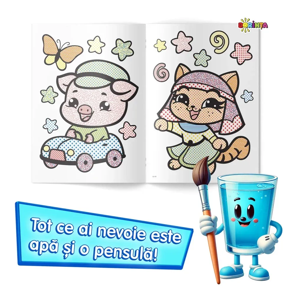 Colorez cu apa: 5 (Lup) (01245)
