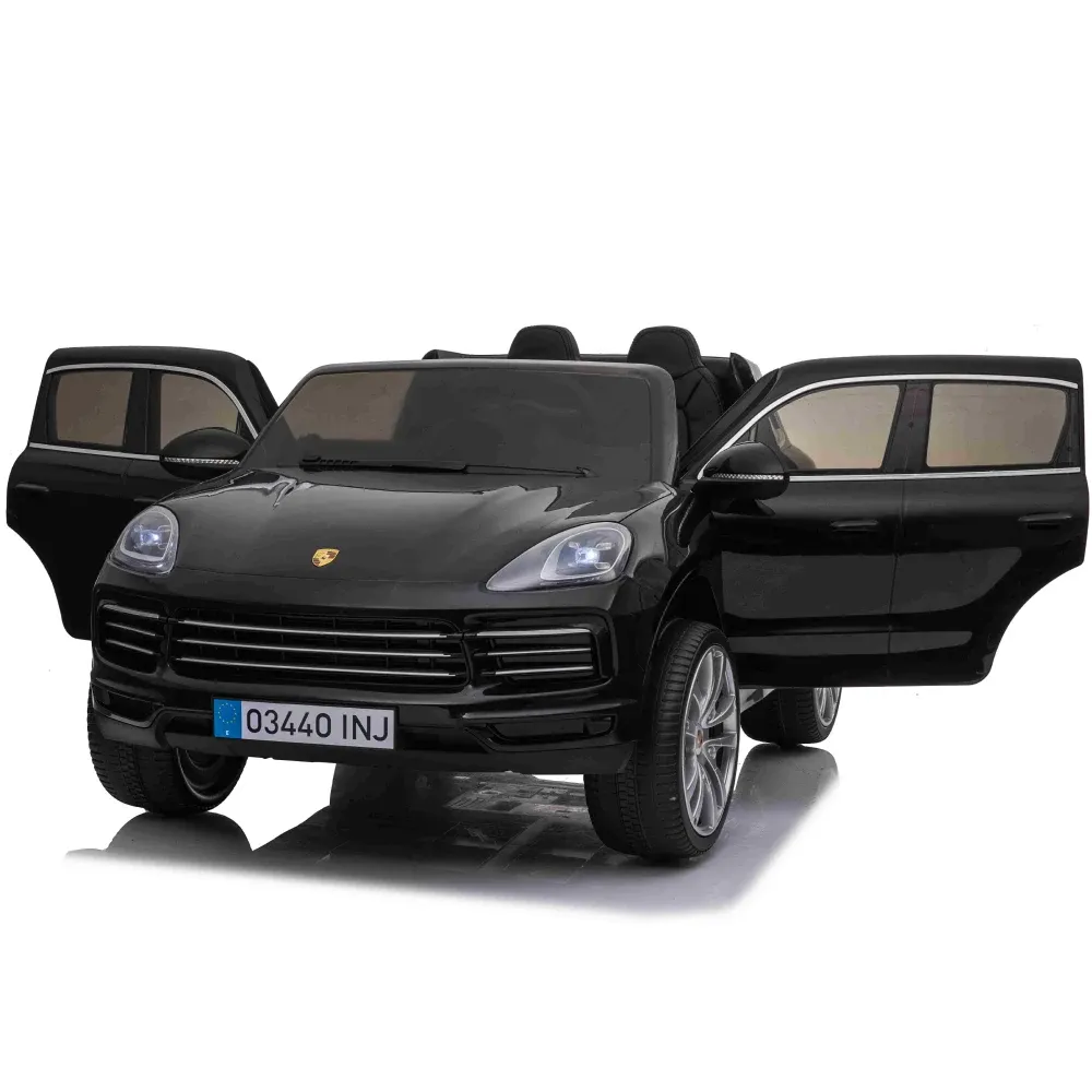Mașină electrică pentru copii Porsche Cayenne S (JJ2128 / 1 neagra)
