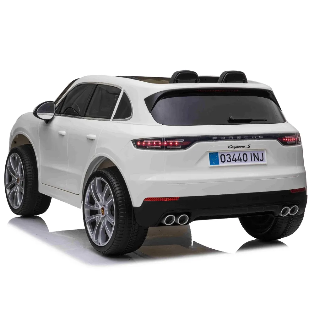 Mașină electrică pentru copii Porsche Cayenne S (JJ2128 / 2 alba)