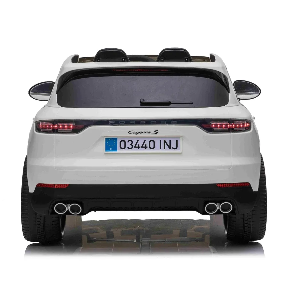 Mașină electrică pentru copii Porsche Cayenne S (JJ2128 / 2 alba)