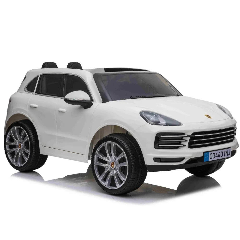 Mașină electrică pentru copii Porsche Cayenne S (JJ2128 / 2 alba)
