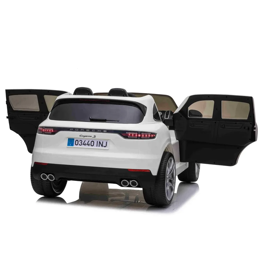 Mașină electrică pentru copii Porsche Cayenne S (JJ2128 / 2 alba)