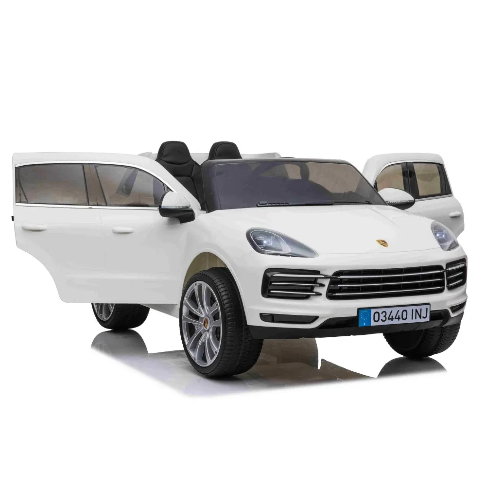 Mașină electrică pentru copii Porsche Cayenne S (JJ2128 / 2 alba)