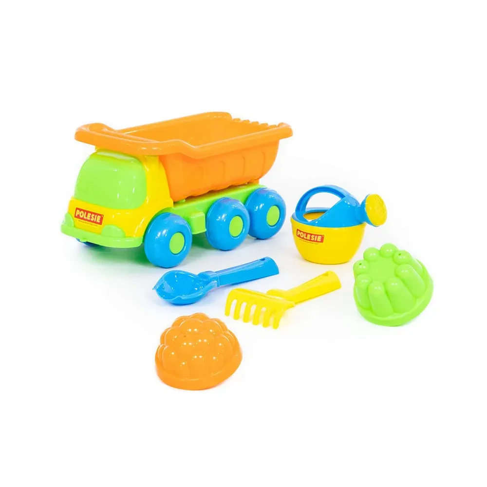 Set pentru nisip Kesha – camion cu accesorii, Polesie (4304)
