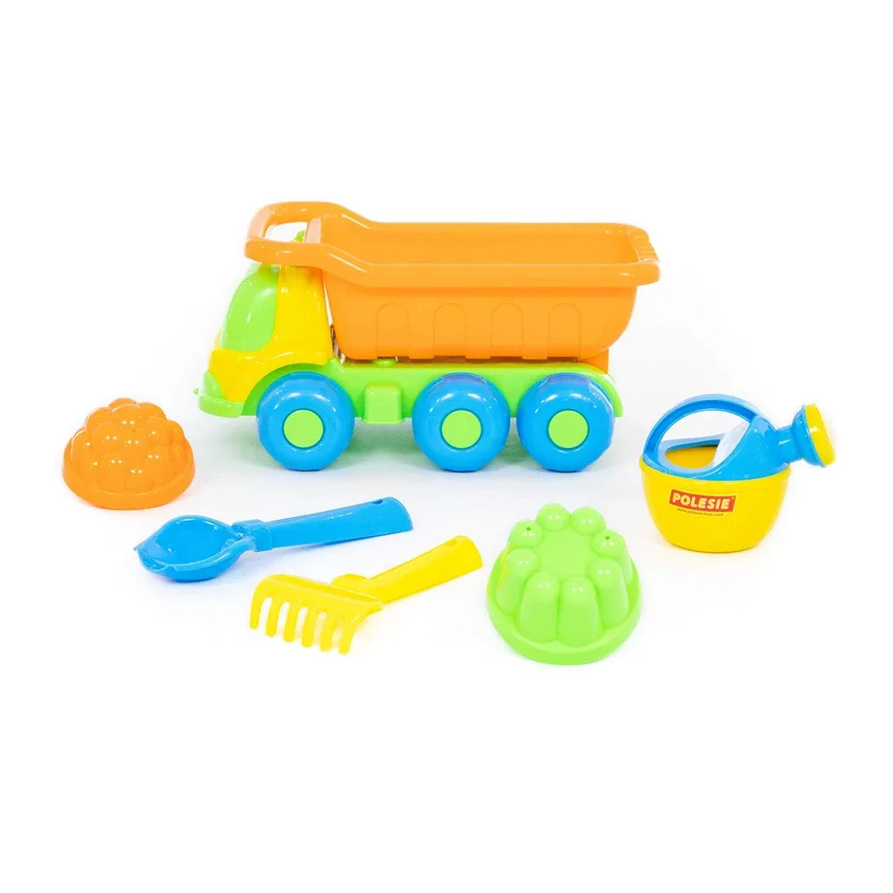 Set pentru nisip Kesha – camion cu accesorii, Polesie (4304)