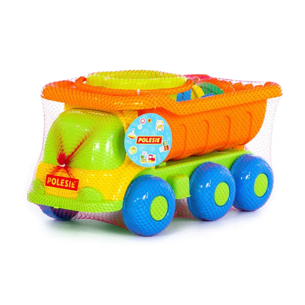 Set pentru nisip cu camion și accesorii, Polesie (1688)