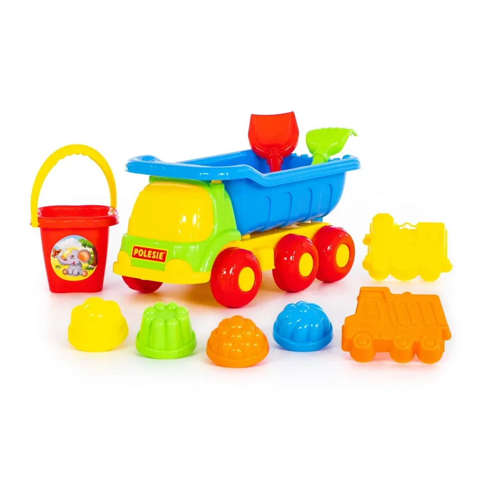 Set pentru nisip cu camion și accesorii, Polesie (1688)