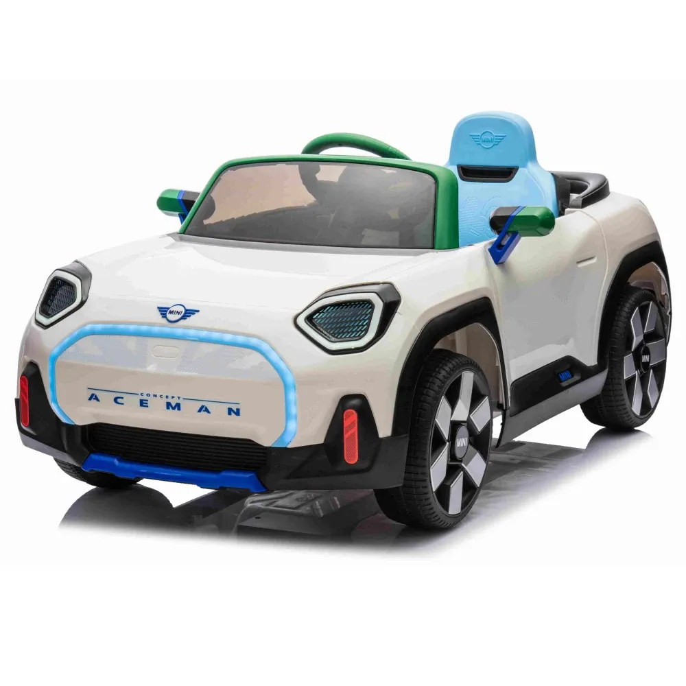 Mașină electrică pentru copii Mini Concept Aceman (JE1688 / 1 alb)