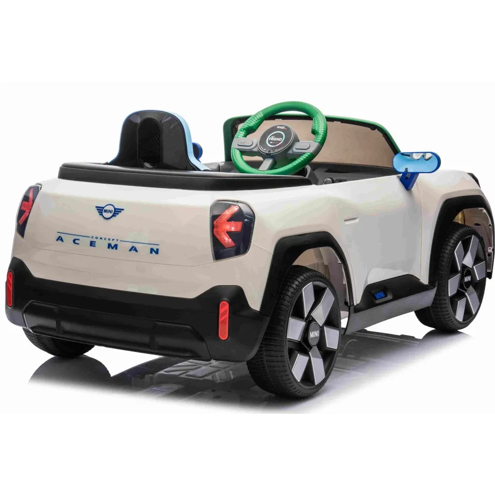 Mașină electrică pentru copii Mini Concept Aceman (JE1688 / 1 alb)